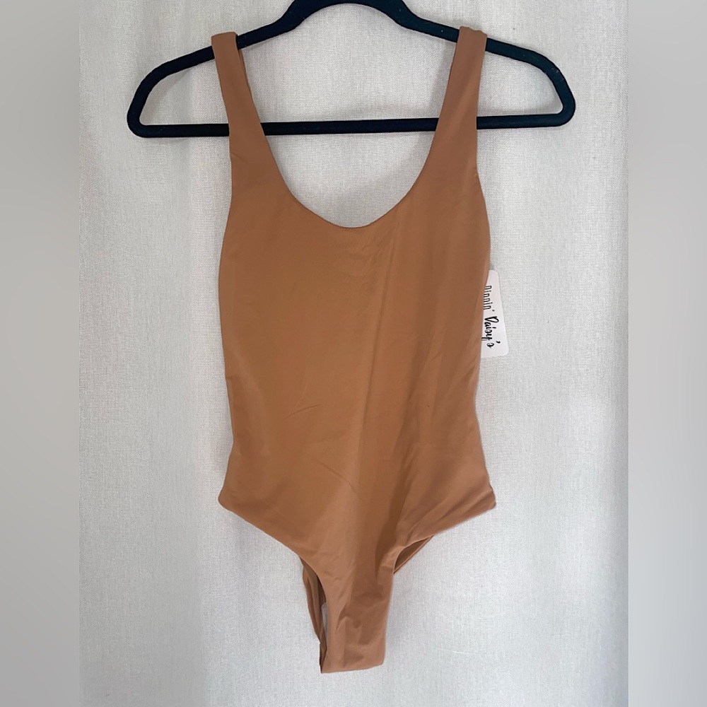 Dippin’ Daisy’s Serene one piece swimsuit caramel